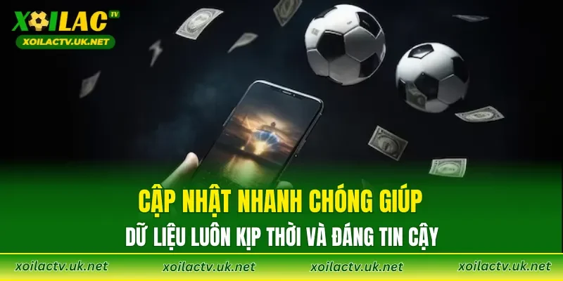 Cập nhật nhanh chóng giúp dữ liệu luôn kịp thời và đáng tin cậy