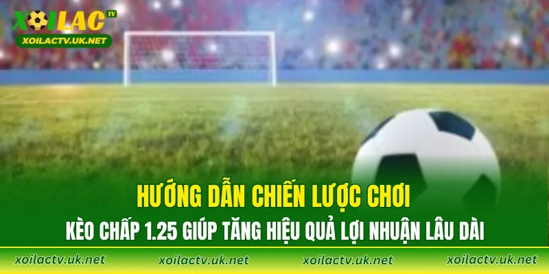 Hướng dẫn chiến lược chơi kèo chấp 1.25 giúp tăng hiệu quả lợi nhuận lâu dài